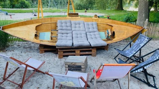 Ferienhaus Vienna Am Kronensee Ostercappeln Dış mekan fotoğraf